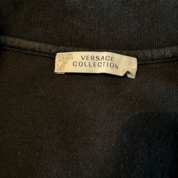 Versace Polo Shirt - Black - XXL - GUC - Picture 2 of 5